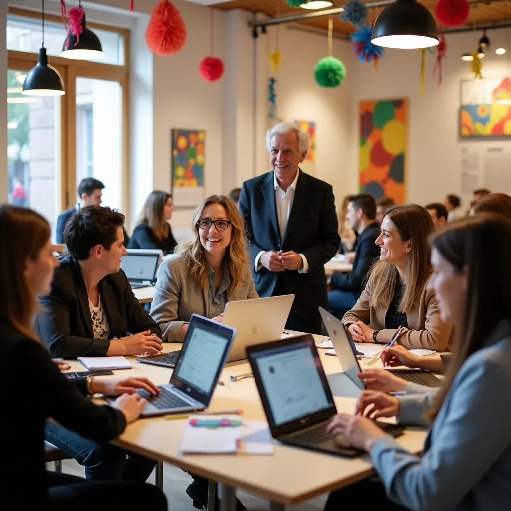 Modern innovation illustration